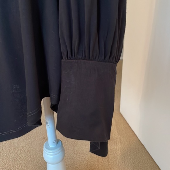 MELISSA Mc CARTHY SEVEN 7 BLACK LONG SLEEVE TOP. - Picture 3 of 8